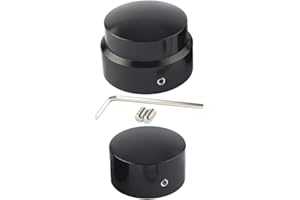KACEPAR Rear Axle Cap Nut Covers, Motorcycle Rear Axle Cover Cap Nut Bolt Kit, Compatible with Harley Touring Electra Road Glide Softail - Black