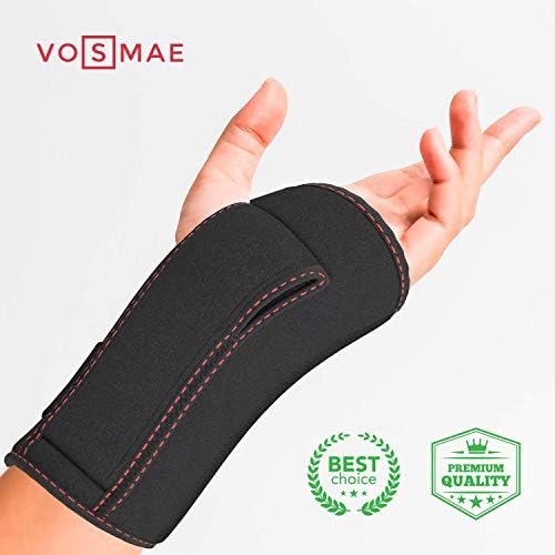 Night Wrist Sleep Support Brace - Fit for Left or Right Hand - Adjustable Wrist Support Brace with Splint & Gel Cushioned Pads - Carpal Tunnel Tendinitis Arthritis Wrist Pain Relief for Women and Men