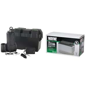 WAYNE ESP25 12 Volt Battery Back-Up Sump Pump System with Audible Alarm