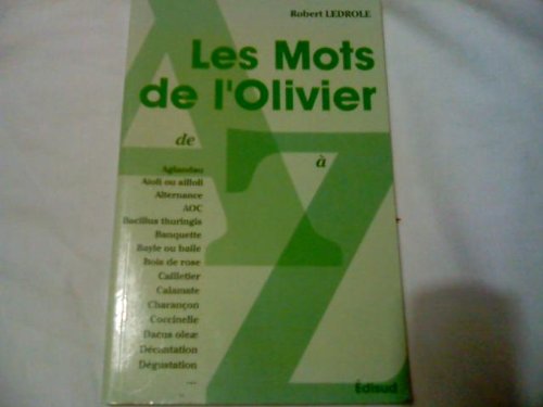 Les  mots de l'olivier de A à Z