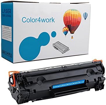 Color4work CE278A Toner Cartridge Black 1 Pack Replacement for HP 78A 12A CE310A Canon CRG128 Compatible For Canon D530 D550 MF4880DW MF4890DW MF4420N & HP L190 P1566 P1606 P1600 Series Printer