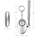 RP S 140db Personal Alarm Keychain Siren Emergency Sos Self Defense Horn (Silver)