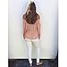 Sunward(TM) Women Off Shoulder Casual Long Sleeve Lace T-Shirt (Medium, Pink)