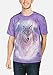 The Mountain Northern Lights Adult T-Shirt, Purple, XL