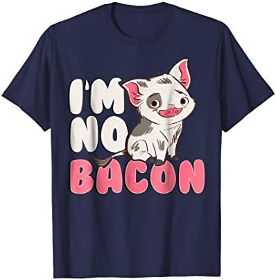 Disney Moana Pua Cute I'm No Bacon Graphic T-Shirt T-ShirtOEKO-TEX STANDARD 100