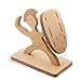 Spartan Knife Block - Handmade Premium Birch - NOW WITH 6 Quality Knives, Solid, Heavy, Magnetic Steel Holder (8 Piece)