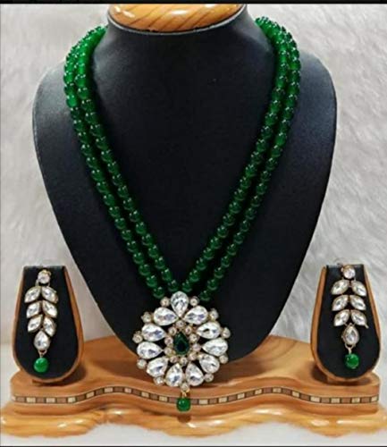 Green Pearl Necklace Designs Outlet, 60 