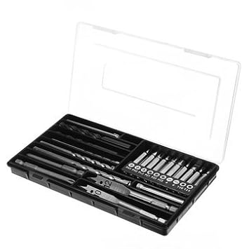 Generic 22Pcs Hss Screwdriver Twist Drill Bits Tool Set With Storage Box