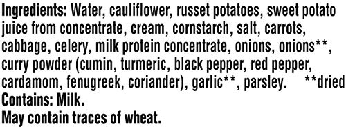 Campbell's Well Yes! Sipping Soup, Vegetable Soup On The Go, Creamy Cauliflower & Potato, 11.1 Oz Cup (8 Pack)