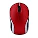 Portable Perman Cute Mini 2.4GHz Wireless 3 Buttons Optical Mouse Mice with USB Receiver for Computer PC Laptop Notebook Red