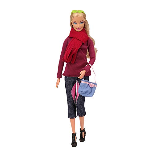 BARWA Evening Wedding Party Clothes Casual Dress Outfit Set for 11.5 Inch Girl Doll - Thumbnail 2