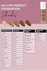 No7 Stay Perfect Foundation Warm Sand SPF30 30ml New Formula Face Makeup view 2