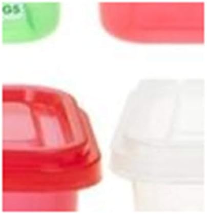 7 x Healthy Eating Portion Control Pots Marked Containers Weight Loss Diet Slim.