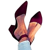 Huiyuzhi Womens Chunky Ankle Strappy Sandal Pointed Toe High Heels (Fancyheel Shoes Is Illegal Seller)