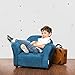 Roundy Toddler Armchair with Soft Microsuede Upholstery Durable Wooden Frame, Ergonomic Design, Fully Assembled, Comfortable Kids Chair for Ages 2-5, Ideal for Bedroom, Playroom & Daycare Use.