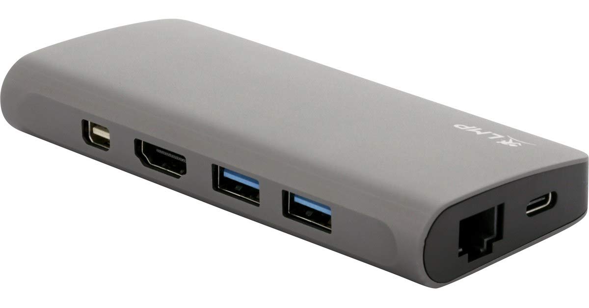 LMP USB-C Travel Dock 4K 9 Port, Space Grey, 18641, Space Grey