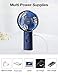 Handheld Misting Mini Fan, 4000 mAh Battery Operated or USB Powered Portable Fan with Cooling Humidifier, 4-15 Hours Battery Life, Water Spray Fan, 3 Setting,Quiet Air Conditioner for Travel and Women