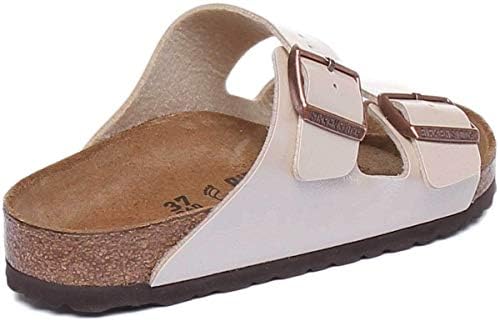 birkenstock arizona graceful pearl white
