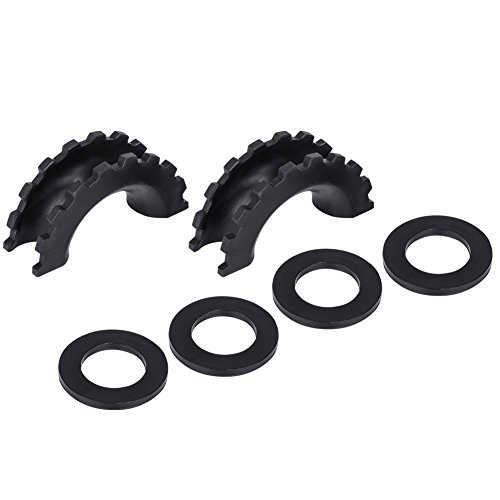 Liteway black d-ring/shackle isolator kit 2 pieces shackle isola…