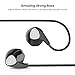 UiiSii U1 Earphones Wired In-ear Earbuds Headphones with Microphone Stereo Corded Headset (Black)