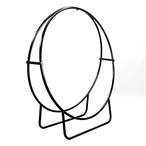 3 Sunnydaze+24+Inch+Steel+Firewood+Black