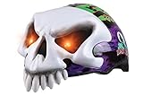 Monster Jam 25 Grave Digger Bicycle Helmet With Light Up Eyes