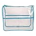 2-Pack Clear Vinyl Bag - Large Cosmetic Bag, Diaper Bag Organizer, Handbag Insert, Packing Cubes, Craft Supplies Organizer