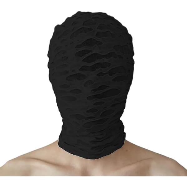 Amazon.com: VZQI 2 Pieces Full Face Mask Black 2nd Skin