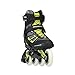 Rollerblade Macroblade 90 Alu Men's Adult Fitness Inline Skate, Black and Lime, High Performance Inline Skates, Black/Lime, US Men's 9