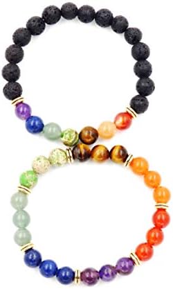 Premium Gemstone Beaded Bracelets for Men Women Healing, 100% Natural AAA Grade