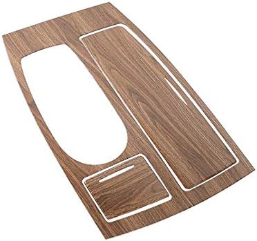 Gear Panel Decorative Frame Gear Box Cover Trim for Nissan Patrol 2017 1Set Car Accessories ABS (Wood grain)
