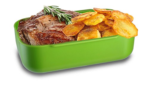 Lunch Box Acciaio Inox 800ml Con 3 Scomparti - Bento Box Ermetico Per Ufficio E Scuola - Foto 5