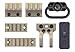 Monstrum Tactical Keymod Picatinny Rail Section Value Pack (Rail Section + Accessory Pack (Flat Dark Earth))