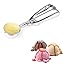 QHTY Small-Medium-Large 3 Packs Ice-Cream Scoop Stainless Steel and Trigger Cookie Spoon Melon Spoon