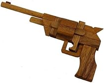 Pistol Kumiki 3D Brain Teaser Wooden Puzzle
