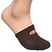MOC Mocsocs Toe Topper Half Socks Solids 4-pack One Size Brn/blk/white/grey