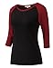 Regna X Love Coated Women's 3 4 Sleeve Slim fit t-Shirts top