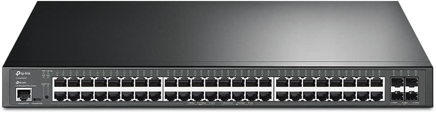 TP-Link SG3452XP 52-Port Gigabit PoE+ Switch 500W 4x 10G SFP+ Managed Rackmount
