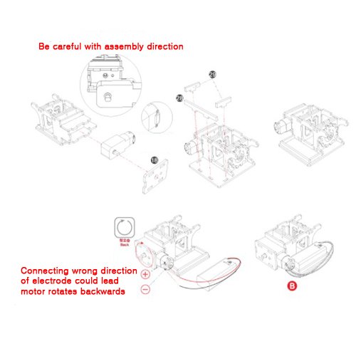 Mize Wooden Automata Assembly Model kits (Moving Cat Chasing Mouse) Motor Operating Mechanical 3D Puzzles for Kids & Adults, Home Room Office Interior Decor