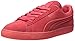 PUMA Men's Suede Emboss Iced Fashion Sneakers, High Risk Red, 11 D US