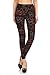 R666-OS Candid Flutters Print Fashion Leggings