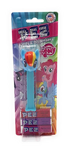 My little pony rainbow dash pez with candy refills red