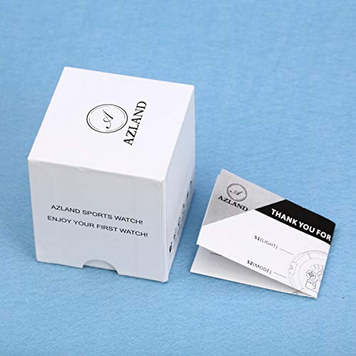 4 AZLAND+Flashing+Multiple+Wristwatch+Waterproof