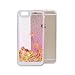 Nasin iPhone 5 Case, iPhone 5s Case, iPhone SE Case, New design 3D Bling Glitter Sparkle Liquid case, Funny Emoji Face Smiley Face back cover For iPhone 5/5s/SE(pink)