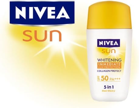 Nivea Sun Face Whitening Immediate Protect Spf50 Pa++30ml. Product of Thailand