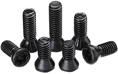 MJJEsports Suleve™ M3.5CT1 50Pcs M3.5 Insert Torx Screw Carbon Steel Replaces Carbide Inserts CNC Lathe Tool - 9mm
