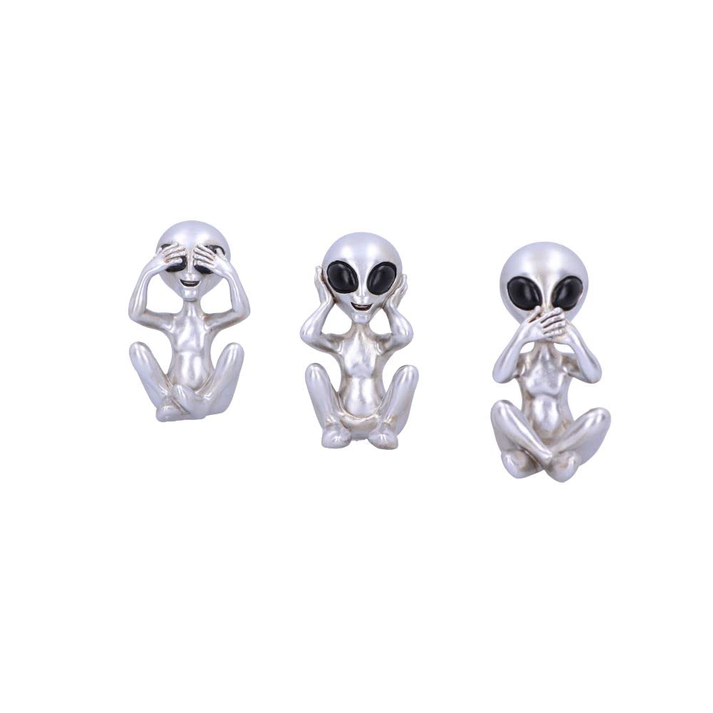 Nemesis Now Three Wise Aliens, Silver, 7.5cm (U5929V2)