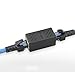 ATPWONZ RJ45 Coupler 5 Pack Ethernet Cable Extender Adapter in-line Coupler for Cat7 Cat6 Cat5e Female to Female (Black)