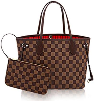 Womens Classic Canvas Neverfull Top-Handle Tote Bag Large Volume Shoulder Bag