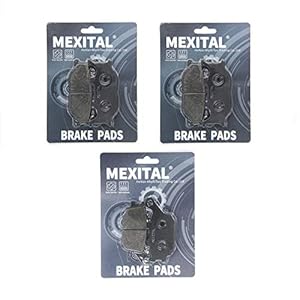 MEXITAL motorfiets remblokken voor MXB199-199-174 voor + achter.